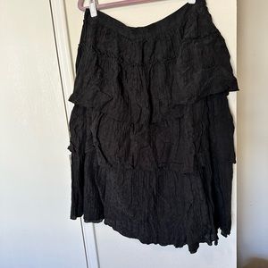 Universal Threads tiered midi skirt